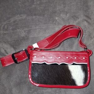 Stylish Red and Black Women's Bag